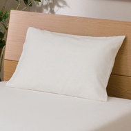 NITORI Pillow Cover Cotton Wash WH