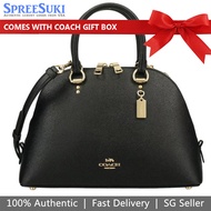 Coach Handbag In Gift Box Crossbody Bag Katy Satchel Black # 2553