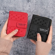 [Ready Stock] 2024 New Style Ladies Wallet Short Zipper Large Capacity Coin Purse All-Match Love Hea