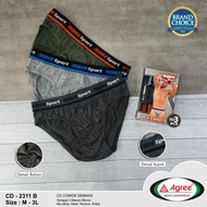 CD AGREE SPORT CD2311 (1 BOX CONTAINS 3) MEN'S UNDERWEAR