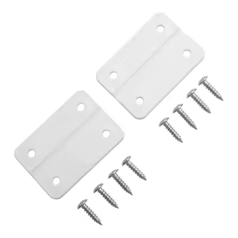 2pcs Replacement Hinges For Igloo Cooler Box White Plastic Hinges With Screws Kit Wooden Box Gifts B