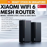 🇸🇬 [NEW] XIAOMI WIFI 6 Mesh Router AX3000 5Ghz Wireless Mesh, Super Speed, Boost Network Signal Extender 2.4Ghz