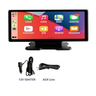 Seicane 10.26 นิ้ว Dash Cam 4K เลนส์คู่ Night Vision รถ DVR Dash Cam 24 ชั่วโมงที่จอดรถกล้องวงจรปิด