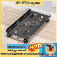 Adjustable Computer CPU Rack Universal Computer CPU Tray Computer CPU Stand With Wheels