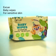 Excue Tisu Basah Bayi Untuk Kulit Sensitif (80 wipes)