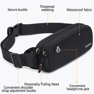 TANLE The waist bag is light and flexible. |   Double-zip design is anti-theft. |   Adjustable size,