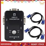 [Redpowderyan.] VGA SVGA Switch Splitter Box KVM Manual Switch Switcher