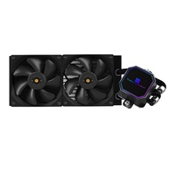Thermalright Frozen Prism 240 Black CPU Liquid Cooler,Efficient PWM Controlled Pump 3300RPM,TL-E12 S