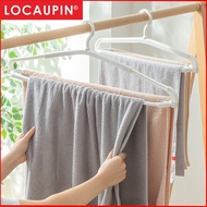 Locaupin 1pc Retractable Hanging Clothes Hanger Laundry Towel Drying Rack Space Saver Closet Organizer Indoor Outdoor