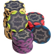 Ceramic Texas Hold'em Poker Chips – Professional Casino Quality Chips