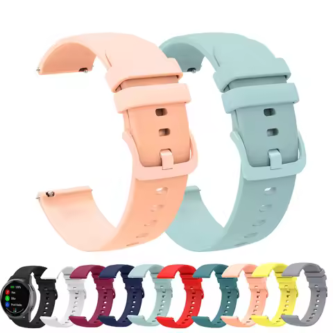 20mm Strap For Amazfit Active 2 2S/GTS4 GTS2 Mini/GTS 3 2E Silicone Band Bracelet For Amazfit GTR Mi