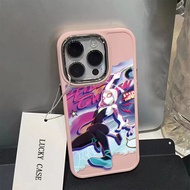 Anime Spider Man Pattern Phone Case Compatible for IPhone 11 12 13 14 15 Pro  7 8 Plus X XR XS MAX SE 2020 Lens Protector Luxury Soft Shockproof Casing