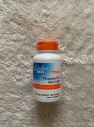 Doctor’s Best Vitamin D3 5000 IU 180 softgels ✨維他命D3 5000國際單位 180粒 軟膠囊 #骨骼牙齒健康 #增強免疫力