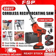 998VF Cordless Reciprocating Saw Lithium Battery Metal Pipe PVC Pipe Electric Saw Wood Metal Cutting