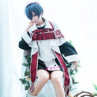 Ciel Phantomhive Black Butler Cosplay Outfit with Wig and Shoes