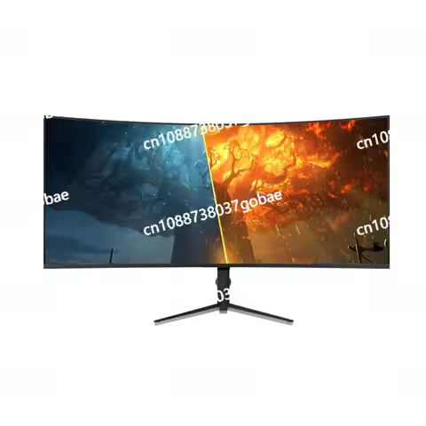 49 inch 5k144hz curved e-sports monitor 32:9 hairtail screen game office lift HDR40 inch 5k75
