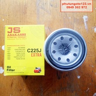 Lọc nhớt xe Mitsubishi Pajero Sport 2.4L máy dầu 2017-202 Mã C225J JS Asakashi Nhật