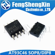 10pcs/lot New AT93C46 AT93C46-10SU-2.7 93C46 DIP-8 AT93C46-10PU-2.7 Three-wire Serial EEPROMs IC SOP
