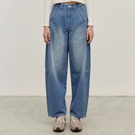 Kylie Barrel Jeans [Pre-order สี Dark Wash ทุกไซส์ พร้อมส่ง30กันยา] กางเกงยีนส์ขายาวทรงBarrel มีbelt