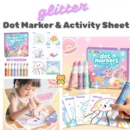 Superdots Dot Marker Glitter Set Washable todlder kids dot marker girl Birthday