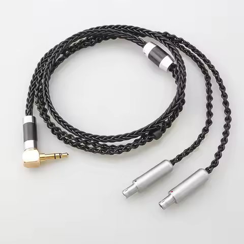 HiFi 4 pin Xlr 4.4 2.5 mm 3.5 6.35 jack 8Cores Headphone Earphone Cable For hd 800 s hd800 hd800s