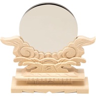 【Direct from Japan】Butsudanya Takita Shoten Shinto Mirror (with stand) Metal "Main Mirror" 2.5 inche