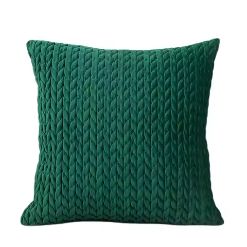 Elegant Quilted Velvet Pillow Case 30x50 45x45 50x50cm (11.8x19.7 17.7x17.7 19.7x19.7 Inches) for So