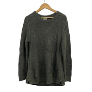 Akris Dress Knit khaki Knee-length Women Long sleeves Direct from Japan Secondhand