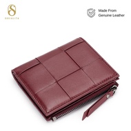 Rich Bifold Small Wallet Genuine Leather Genuine Leather Wallet Women's Wallet