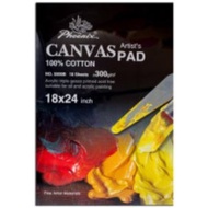 Phoenix  18x24' Artist Canvas Paper Pad 300gsm 10 Sheets E5500 18x24