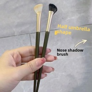 Half Fan Design Nose Shadow Brush Makeup Brush Sickle Make Smudge Tools Highlight Up Brush Z0k4