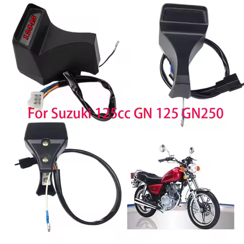 B379 Motorcycle Digital Gear Table Meter Shell Assembly For Haojue Suzuki 125cc GN 125 250CC GN250 M