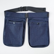 [High-End Pure Cotton Denim Waist Bag] Large-Capacity Outdoor Mountaineering Waist Bag Construction 