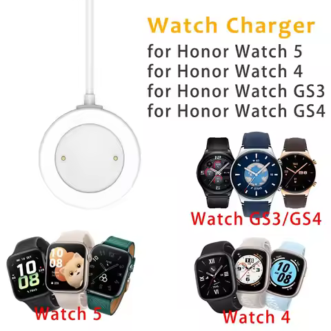 Replacement Charger Suitable for Honor GS4/GS3/Watch4/5 USB Smart Watch Charger Charging Cable