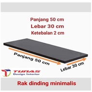 Aesthetic Minimalist Wall shelf Size 50cm Width 30cm Wall shelf floating shelf Paste Hanging Wall