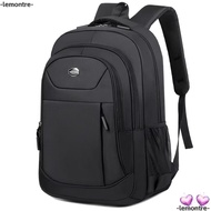 LEMONTRE Men's Backpack, 55L  Laptop Backpack, Fashion Waterproof Large Capacity Leisure Business Co
