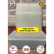 YOKOKO SQUARE CONTAINER 50PCS+- / MICROWAVE FOOD CONTAINER WITH LID / DISPOSABLE FOOS CONTAINER YKSQ