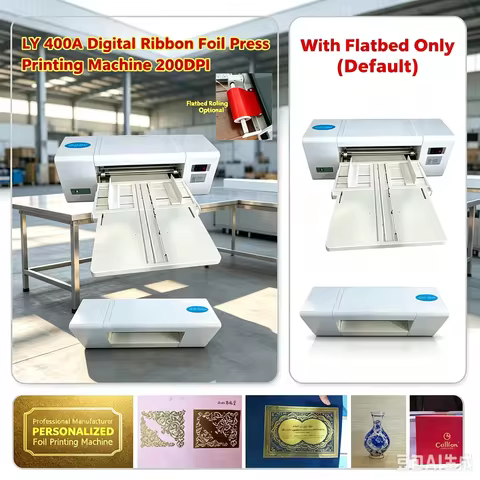 200DPI Digital 400A Heat Transfer Press Machine Digital Ribbon Foil Hot Stamping Embossing Equipment