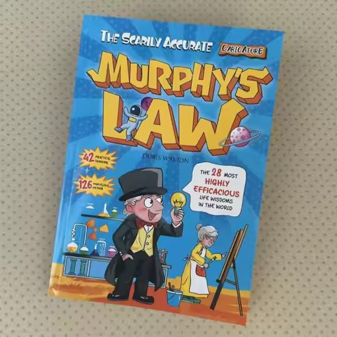 Murphy Law Comic Book Life Principles for Children,Fun Science Picture Books Paperback