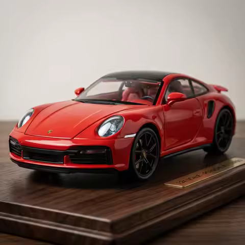 1:24 Porsche 911 Turbo S Supercar Alloy Metal Diecast Model Car Home Trendy Ornaments And Computer D