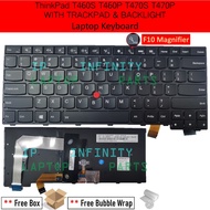 Replacement Keyboard Lenovo Thinkpad T460S S2 2016/2017 T460P T470S T470P Backlight Trackpad Laptop Notebook Keyboard