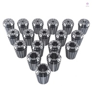 18Pcs Spring Collets Set Precise ER32 Collet Chucks Set for CNC Engraving Machine Milling Lathe Tool