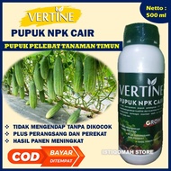 VERTINE GROW 500ml Pupuk NPK Cair untuk Tanamana Mentimun Berbuah Lebat - Pupuk NPK Timun Bonteng Ha