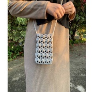 Beg Kait Silang/ Handphone Sling Bag/ Crochet Sling Bag/ Sling Bag Crochet