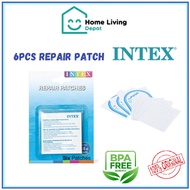 INTEX 59631 6Pcs Repair Patch Repair Kit Self-Adhesive Patch for Swimming Pool Inflatable Air Mattress and Floating Toys