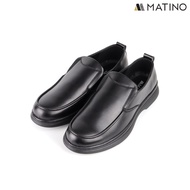 MATINO PROFESSIONAL WALK SHOES รองเท้าคัทชูหนังวีแกน MC/B 5540 - BLACK