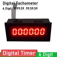 6-digit LED Digital Timer Totalizer Hour Chronometer industrial Meter