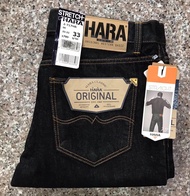 ( ป้าย 33 )👉 HARA  13.5 Oz กางเกงยีนส์ขายาวผู้ชาย สียีนส์ ผ้าไม่ยืด ของแท้จาก 100%