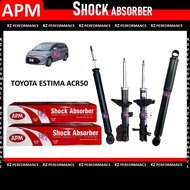 SET [100%] APM SHOCK ABSORBER FRONT ABSORBER  / REAR ABSORBER TOYOTA ESTIMA ACR50