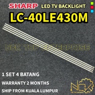 LC-40LE430M SHARP TV LED BACKLIGHT BARU / READY STOCK LC-40LE430 LC40LE430M LC40LE430
